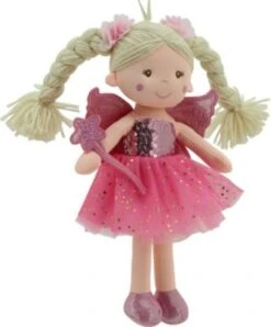 Sweety-Toys Sweety Toys 11773 Stoffpuppe Fee Plüschtier Prinzessin 30 Cm Pink