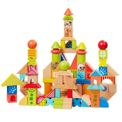 Howa Holzbausteine 100 Tlg. – Bild 2