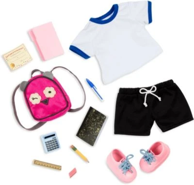 Our Generation Deluxe Puppe Hally 46 Cm In Schuluniform â Bild 2