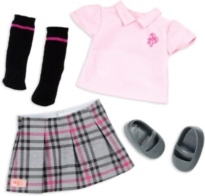 Our Generation Deluxe Puppe Hally 46 Cm In Schuluniform â Bild 3