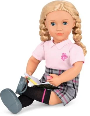 Our Generation Deluxe Puppe Hally 46 Cm In Schuluniform â Bild 5