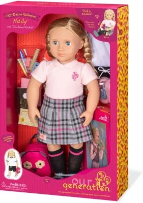 Our Generation Deluxe Puppe Hally 46 Cm In Schuluniform â Bild 6