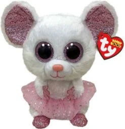 Ty Nina Mouse With Tutu - Beanie Boo, 24 Cm