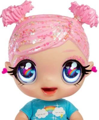 Glitter Babyz Doll - Dreamia Stardust (Pink/Rainbow) – Bild 3