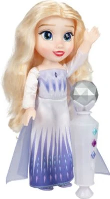 JAKKS PACIFIC Die Eiskönigin 2 - "Sing Mit Mir" Elsa Puppe 35 Cm, Inkl. Mikrofon Licht Und Sound â Bild 3