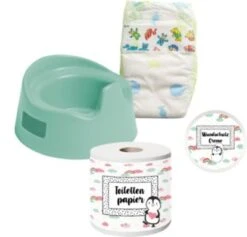 Heless Puppen-Töpfchenset "Pinguin" Mit Zubehör