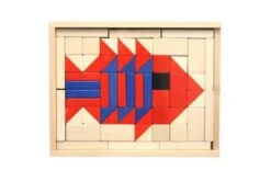 Holzspielzeug Baukasten Fisch