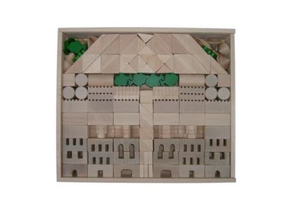 Holzspielzeug Architekturbaukasten 345