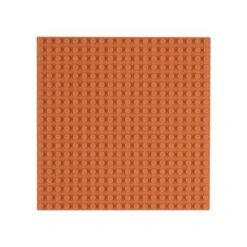 Stapelbare Bauplatte (16 X 16 Cm, 20 X 20 Noppen), Helbraun, 4er-Pack