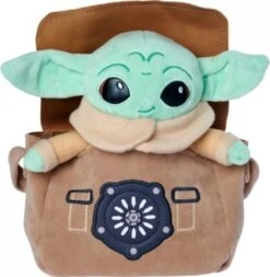 Disney The Mandalorian Grogu Mit Tasche, 25 Cm