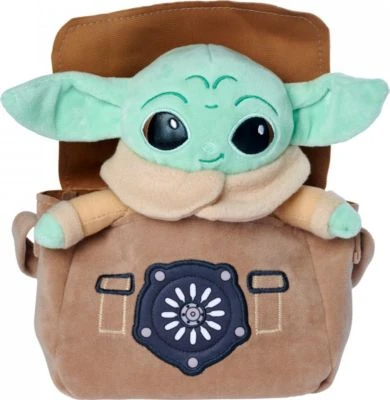 Disney The Mandalorian Grogu Mit Tasche, 25 Cm
