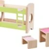 HABA 303836 Little Friends Puppenhaus-Möbel Kinderzimmer Für Geschwister