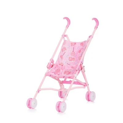 Chipolino Puppenbuggy Didi Klappbar Doppelräder Puppenwagen – Bild 2