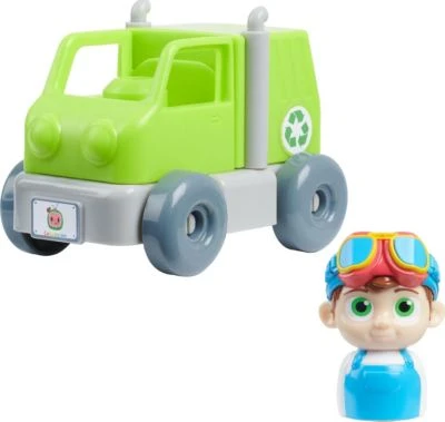 Just Play Cocomelon Build A Vehicle: Tomtom Im Müllwagen, 4-tlg. – Bild 4