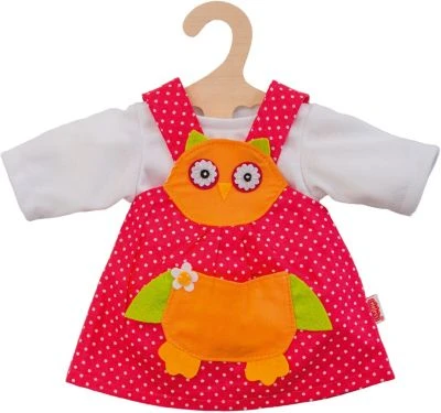 Heless Puppenkleid Mit Eulenmotiv, 2-tlg., Gr. 28-35 Cm