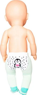 Heless Puppen-Strumpfhose Mit Söckchen "Pinguin Pünktchen", Gr. 35-45 Cm – Bild 4