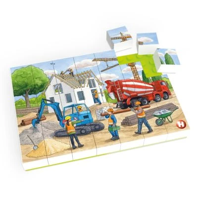 Hubelino Puzzle 410207 Auf Der Baustelle (35-teilig) – Bild 2