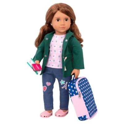 Our Generation Koffer Set Lila/blau