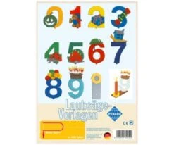 Pebaro Laubsägevorlage Zahlen", 340S"