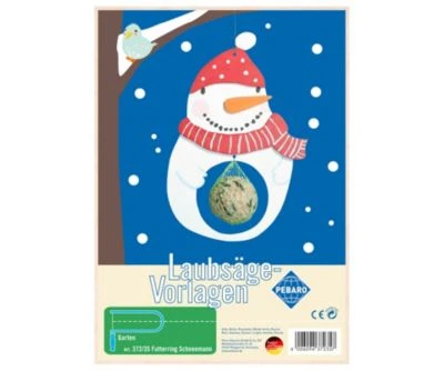 Pebaro Laubsägevorlage Futterring Schneemann", 372/3S"