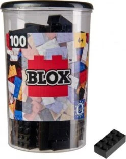 Blox Simba 100 Schwarze 8er Steine In Dose