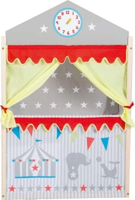 Roba Kasperletheater, Großes Puppentheater Aus Holz, Kaspertheater Freistehend Mit Stoffbespannung – Bild 2