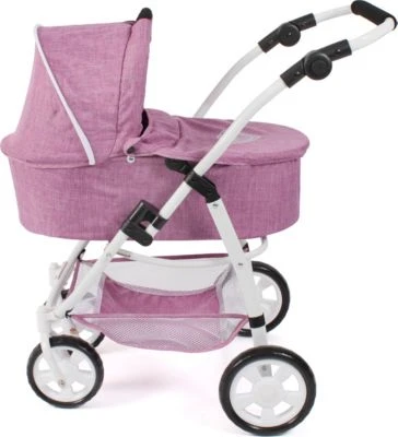 CHIC 2000 Kombi-Puppenwagen 3 In 1 EMOTION ALL IN, Jeans Pink – Bild 5