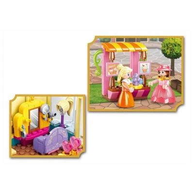 Sluban Klemmbausteine Frisör (315 Teile) – Bild 4