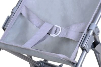 KNORR Toys Puppenbuggy Sim - Flying Hearts Blue Pink – Bild 5