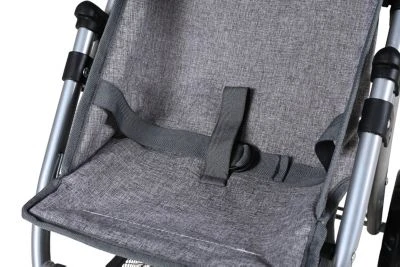 KNORR Toys Puppenbuggy Jogger Lio - "Star Grey" â Bild 4