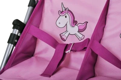 KNORR Toys Zwillingspuppenwagen Duo - "UMA.Das Einhorn" – Bild 4