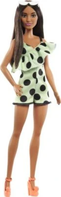 Barbie Fashionistas Puppe - Lime Green Polka Dots