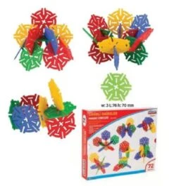 Stecksteine, Steckblumen 03294, 72-teilig Steckbausteine