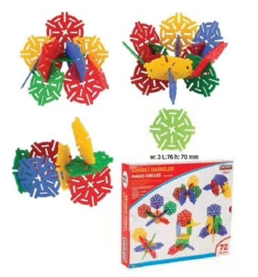 Stecksteine, Steckblumen 03294, 72-teilig Steckbausteine