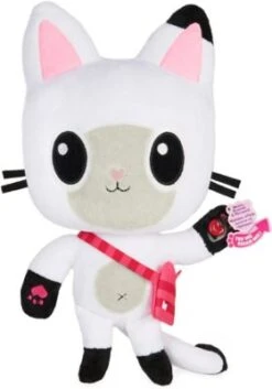SPIN MASTER Gabby‘s Dollhouse, 33cm Große Plüsch-Katze Talking Pandy Paws (deutsch: Panda Pfötchen) Mit Lichtern, 2 Englischen Liedern Und 10 Geräuschen