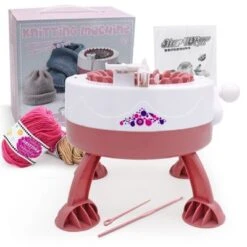 Syntek Kinderspielhaus Spielzeug Strickmaschine Wolle Webstuhl Spielen Haus Spielzeug