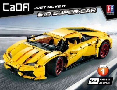 CADA Umbauset, Gelb (für 610 Super-Car) (283 Teile) – Bild 2