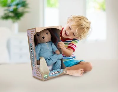 Hugzzeee Kuscheltier – Hund Blau – Bild 3