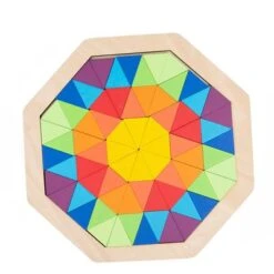 Brighten Bausteinspielzeug Für Kinder Regenbogenblöcke, Tangram