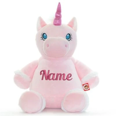 Elefantasie Stofftier Einhorn Mit Namen Bestickt Personalisiert – Bild 2