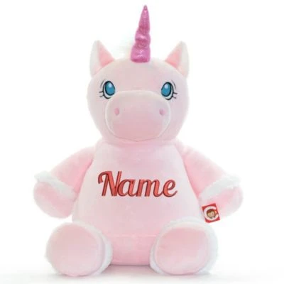 Elefantasie Stofftier Einhorn Mit Namen Bestickt Personalisiert – Bild 2