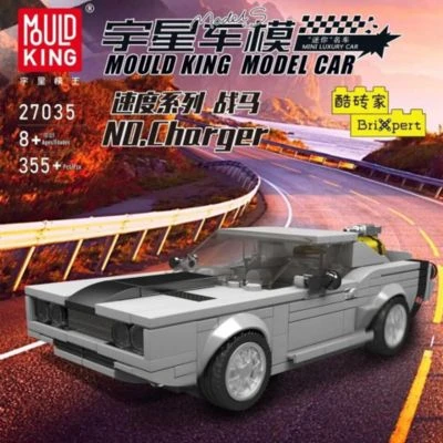MOULD KING Klemmbausteinset Modelauto Charger 27035