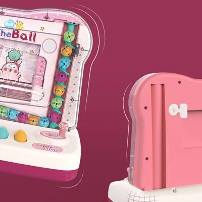 Enbaoxin Tischspielzeug Zum Ballfangen Für Kinder Puzzle Rolling Ball Toy Track Elektrisches – Bild 4