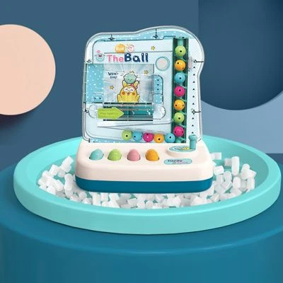 Enbaoxin Tischspielzeug Zum Ballfangen Für Kinder Puzzle Rolling Ball Toy Track Elektrisches – Bild 5