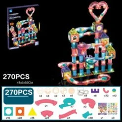 Debuy Magnetisches Baustein-Spleißspielzeug Für Kinder Buntes Magnetisches Montagespielzeug Für Kinder