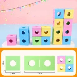 Epik 3D-Bausteine Lernspielzeug Gehirnspiele Geometrie Stapeln Formen Geometrische Feststoffe Spielzeug