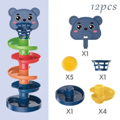 Vicabo Montessori Spielzeug Kugelbahn Kugelturm Rollbahn Kugelbahnen FĂĽr Kinder