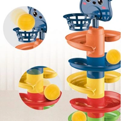 Vicabo Montessori Spielzeug Kugelbahn Kugelturm Rollbahn Kugelbahnen Für Kinder – Bild 5