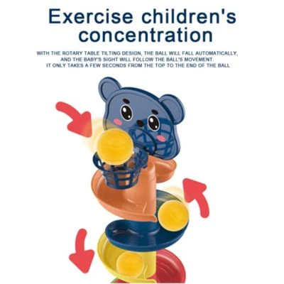 Vicabo Montessori Spielzeug Kugelbahn Kugelturm Rollbahn Kugelbahnen Für Kinder – Bild 6