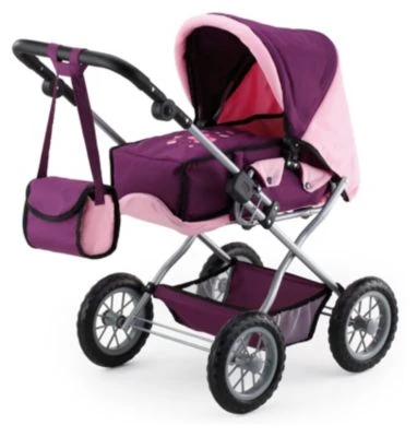 BAYER Kombi-Puppenwagen Grande Pflaume